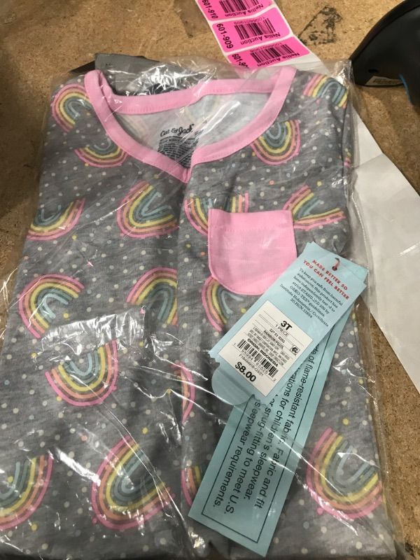 Photo 3 of 12ct  Toddler Girls' Rainbow NightGown - Cat & Jack™  3t
