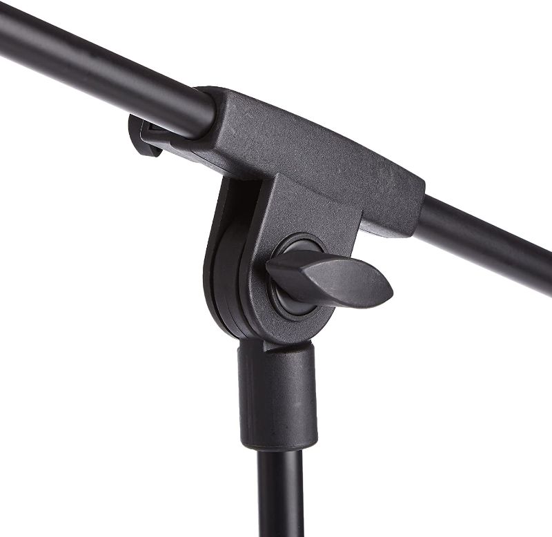 Photo 1 of Amazon Basics Adjustable Boom Height Microphone Stand