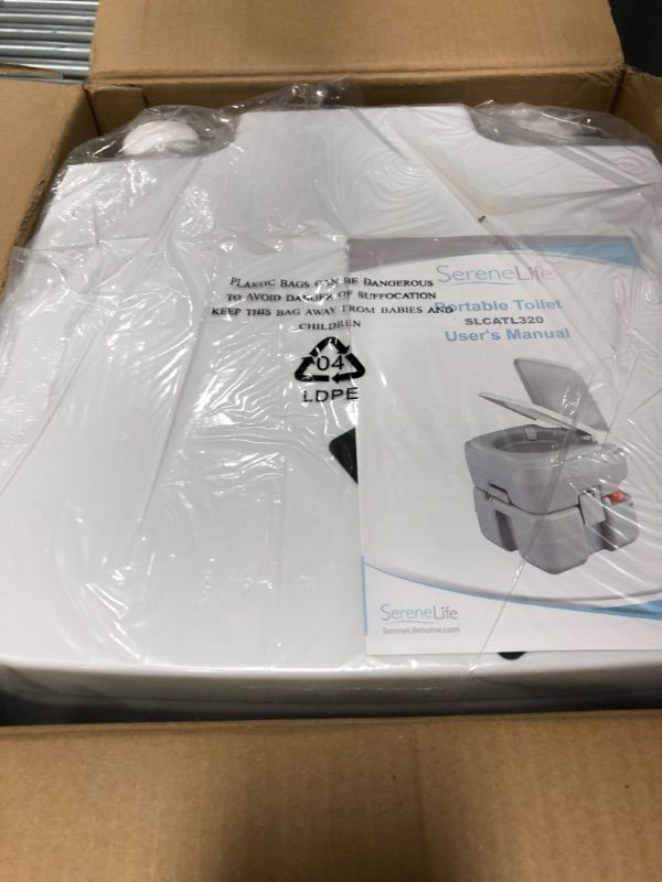 Photo 1 of Serenelife SLCATL320 5.3 Gal Outdoor & Travel Portable Toilet