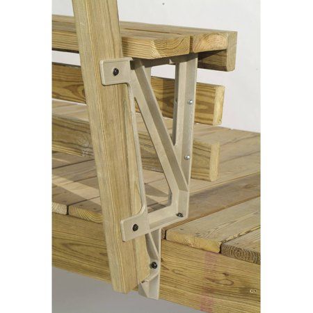 Photo 1 of 2x4 Basics Deck Bench Brackets Sand, 2-Pack, Model 90168
