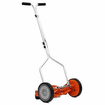 Photo 1 of  Lawn Mower 14- Inch Push Reel Mower Orange