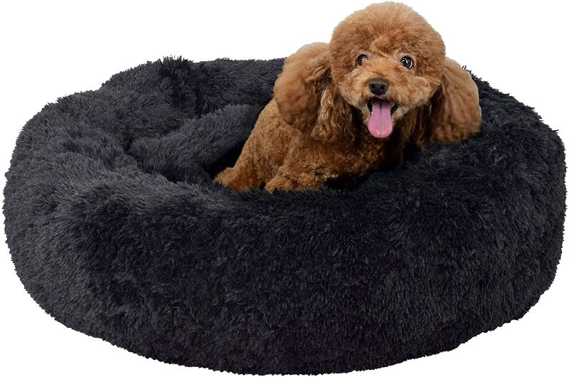 Photo 1 of FuzzBall Fluffy Luxe Pet Bed for Dogs & Cats, Anti-Slip, Waterproof Base, Machine Washable, Durable – 3 Colors Available