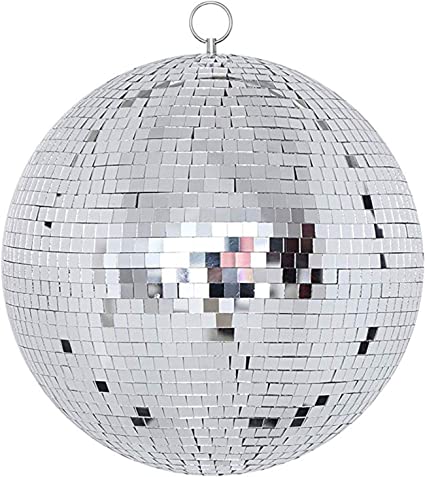 Photo 1 of 8" Disco Light Mirror Ball with Hanging Ring