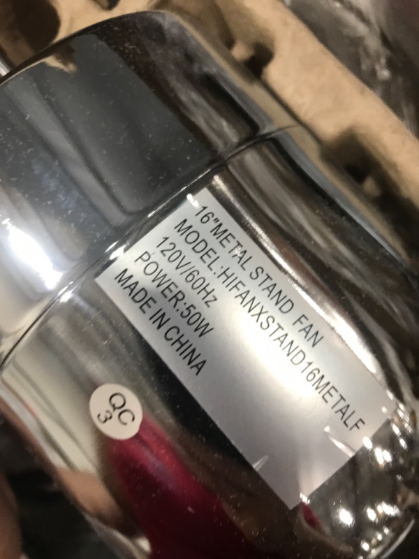 Photo 1 of 16 inch metal stand fan 