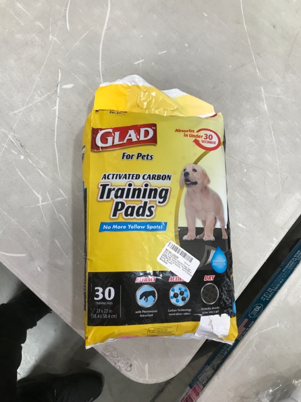 Photo 2 of Glad for Pets Black Charcoal Puppy Pads Puppy Potty Training Pads That ABSORB and NEUTRALIZE Urine Instantly New and Improved Quality Dog Training Pads