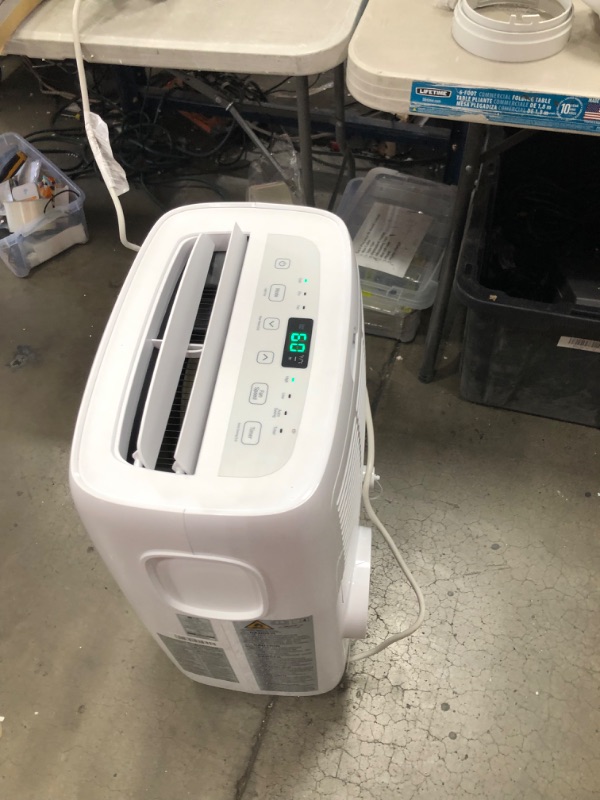 Photo 3 of LG 6,000 BTU (DOE) / 8,000 BTU (ASHRAE) Portable Air Conditioner, Cools 250 Sq.Ft. (10' x 25' room size), Quiet Operation, LCD Remote, Window Installation Kit Included, 115V