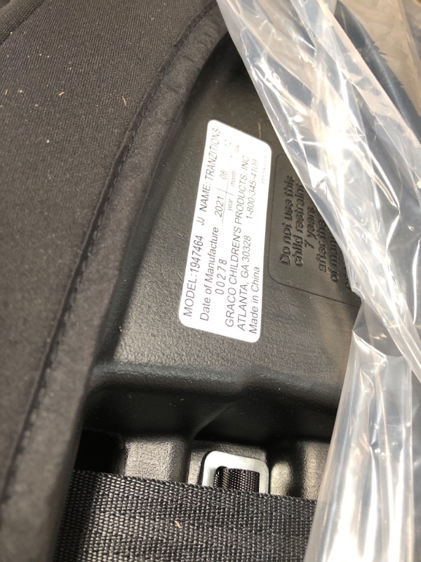 Photo 1 of Graco Tranzitions 3 in 1 Harness Booster Seat, Proof
