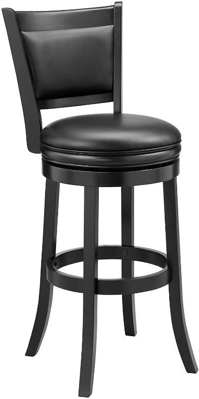 Photo 1 of **MISSING HARDWARE* LIGHT DAMAGE* Ball & Cast Swivel Pub Height Barstool 29 Inch Seat Height Black Set of 1
