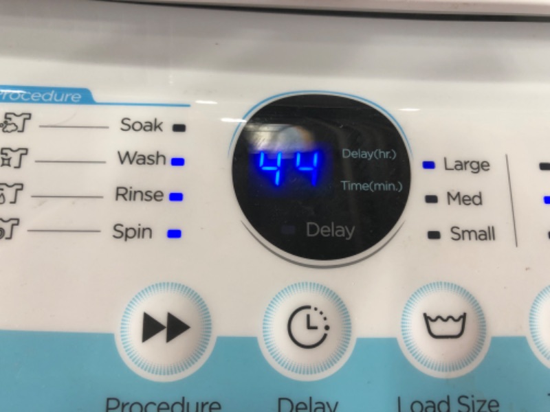 Photo 1 of COMFEE’ 1.6 Cu.ft Portable Washing Machine, 11lbs Capacity Fully Automatic Compact Washer with Wheels, 6 Wash Programs Laundry Washer with Drain Pump, Ideal for Apartments, RV, Camping, Ivory White