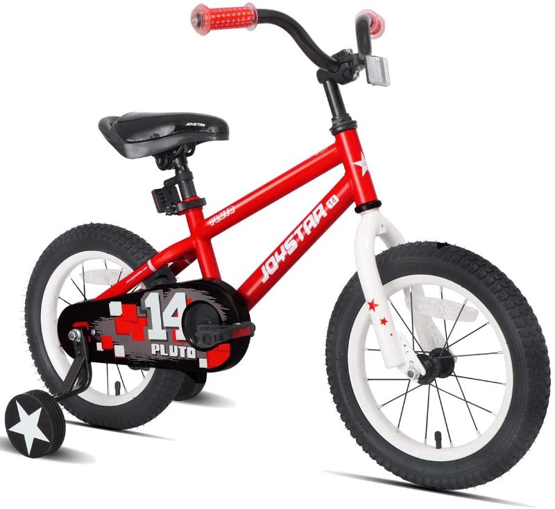 Photo 1 of **MINOR DAMAGE**MISSING HARDWARE* JOYSTAR Pluto Kids Bike for 3-13 Year Old Boys & Girls with Training Wheels for 12 14 16 18 20 inch Bikes, Kickstand for 18 20 Inch BMX Freestyle Bicycle
