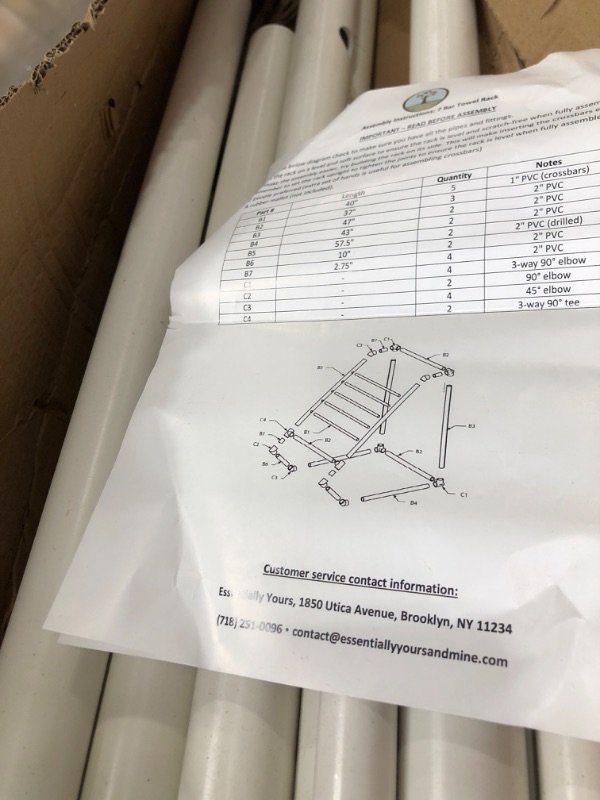 Photo 2 of **MISSING PARTS* MINOR SCRATCHES* 7 Bar Outdoor Pool Towel Rack - Pool Float Storage and Drying Rack, Free Standing Pool Organizer (White)
