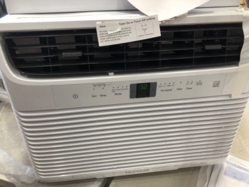 Photo 7 of **DAMAGED**PARTS ONLY** Frigidaire Window-Mounted Room Air Conditioner, 12,000 BTU, in White
