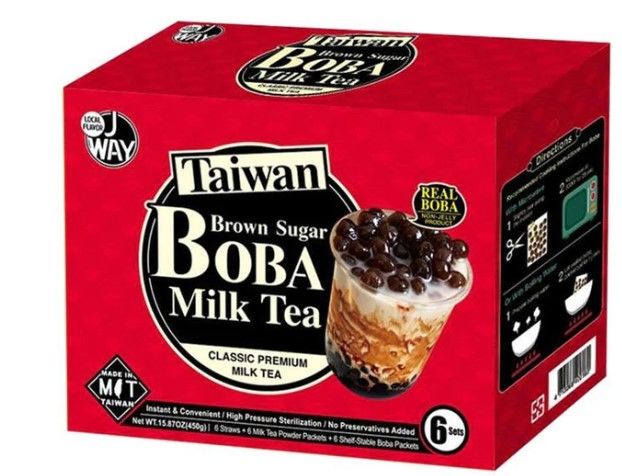 Photo 1 of J WAY - BOBA MILK TEA SET (6 DRINKS)**DATE 03/02/2022*
