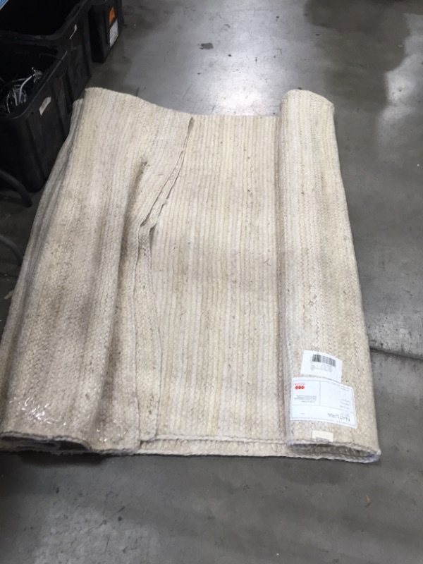 Photo 4 of -stained needs cleaning!!
Rigo Chunky Loop Jute Off-White 8 ft. x 10 ft. Area Rug
