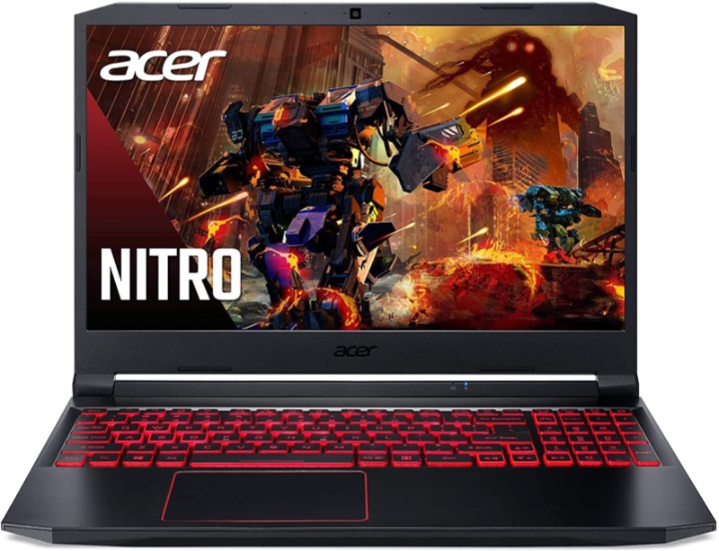 Photo 1 of Acer Nitro 5 Gaming Laptop, 10th Gen Intel Core i5-10300H,NVIDIA GeForce GTX 1650 Ti, 15.6" Full HD IPS 144Hz Display, 8GB DDR4,256GB NVMe SSD,WiFi 6, DTS X Ultra,Backlit Keyboard,AN515-55-59KS