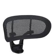 Photo 1 of CLATINA LYL Series Adjustable Height Breathable Mesh Headrest, Black
