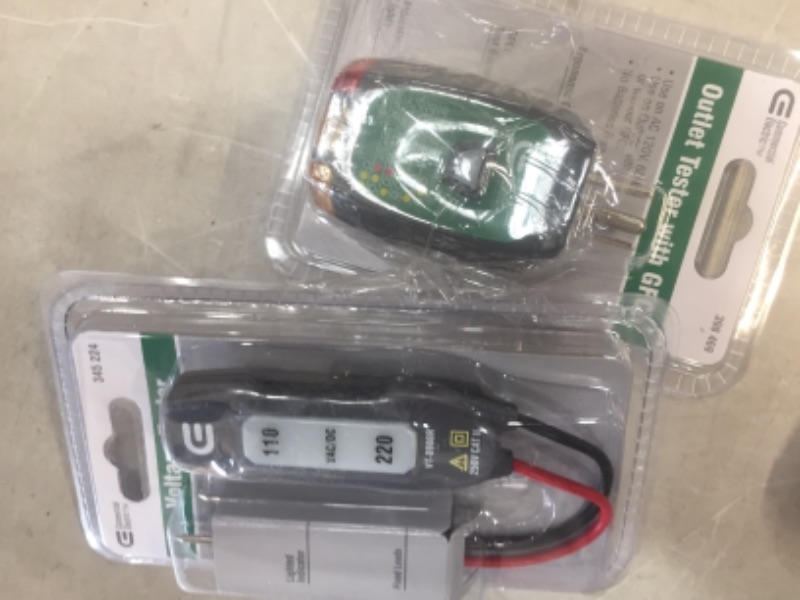 Photo 2 of 110-220-Volt AC/DC Voltage Tester, Outlet Tester with GFCI PAIR 

