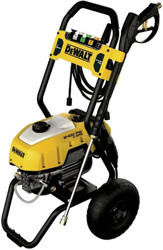 Photo 1 of DEWALT Pressure Washer, Electric, Cold-Water, 130-Amp, 2400 PSI (DWPW2400)
