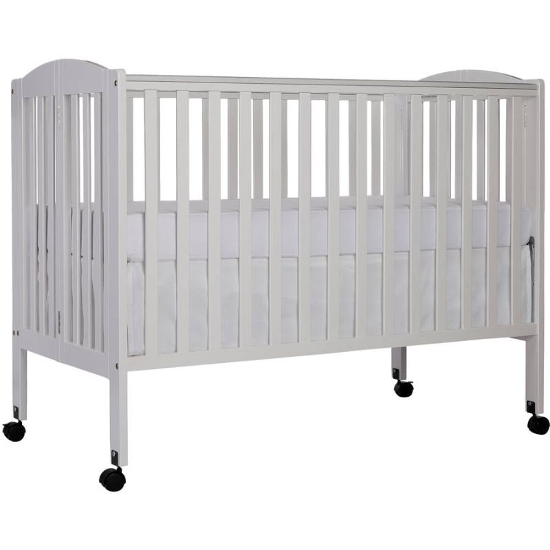 Photo 1 of ***INCOMPLETE, HARDWARE LOOSE IN BOX** Dream on Me 2-in-1 Folding Full-Size Crib White
