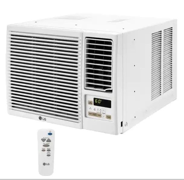 Photo 1 of ***UNABLE TO TEST*** 12,000 BTU 230/208-Volt Window Air Conditioner LW1221HRSM Cools 550 Sq. Ft. with Cool and Heat, Wi-Fi Enabled
