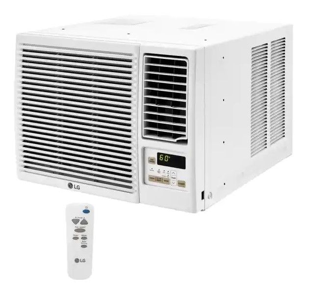 Photo 1 of ***UNABLE TO TEST*** 12,000 BTU 230/208-Volt Window Air Conditioner LW1221HRSM Cools 550 Sq. Ft. with Cool and Heat, Wi-Fi Enabled
