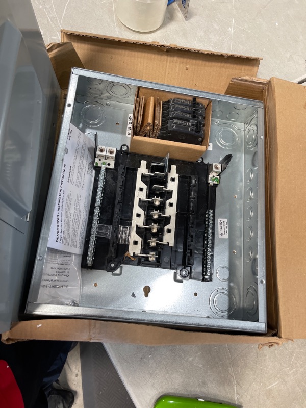 Photo 2 of 100 Amp 12-Space 22-Circuit Main Breaker Indoor Load Center Contractor Kit
