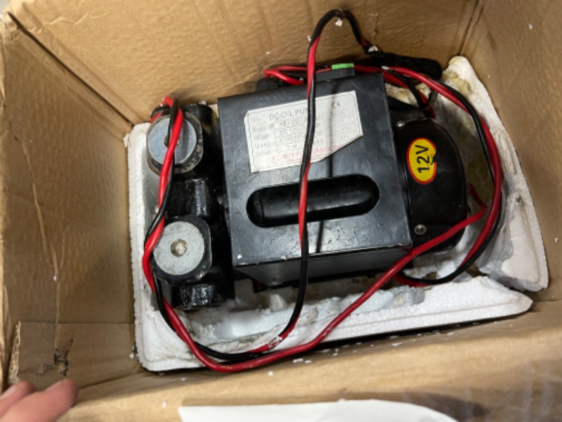 Photo 4 of ***OIL SPILLED IN BOX** 12V DC 20GPM Mute Fuel Transfer Pump 75L/min Electric Diesel Kerosene Oil Fuel Transfer Pump
