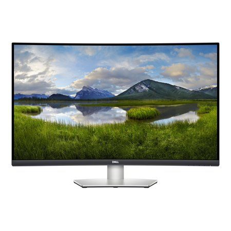 Photo 1 of Dell S3221qs 32 Inch Curved 4k Uhd, Va Ultra-thin Bezel Monitor, Amd Freesync, Hdmi, Displayport, Built in Speakers, Vesa Certified, Silver
