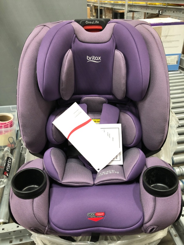 Photo 2 of Britax One4Life ClickTight All-In-One Convertible Car Seat - Plum SafeWash