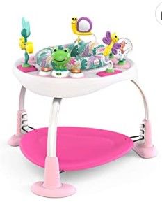 Photo 1 of Bright Starts Bounce Bounce Baby 2-in-1 Activity Jumper & Table - Playful Palms