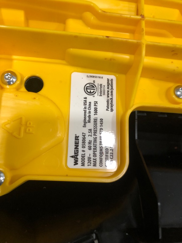 Photo 1 of Wagner 0580678 Control Pro 130 Power Tank Paint Sprayer, High Efficiency Airless with Low Overspray