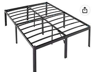 Photo 1 of ***PARTS ONLY*** Amazon Basics Heavy Duty Non-Slip Bed Frame with Steel Slats, Easy Assembly - 18"H, (Full)