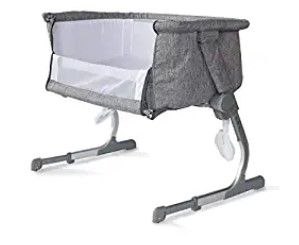 Photo 1 of Baby Delight Beside Me Dreamer Bassinet & Bedside Sleeper, Charcoal Tweed