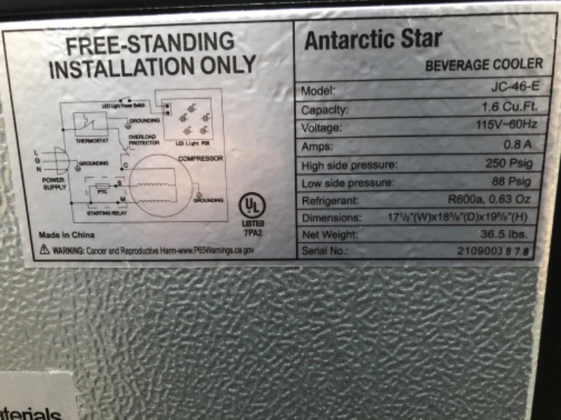 Photo 7 of Antarctic Star Mini Fridge Cooler