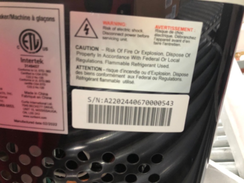 Photo 1 of Frigidaire SELF CLEANING Ice Maker Machine 
