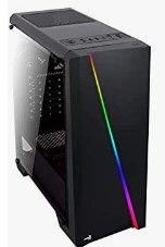 Photo 1 of AeroCool Cylon RGB Mid Tower with Acrylic Side Window, Black