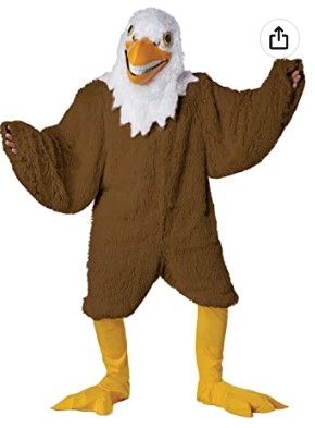 Photo 1 of California Costumes Eagle-Maniac Adult Costume One Size Fits Most 