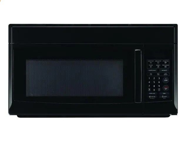 Photo 1 of 1.6 cu. ft. Over the Range Microwave in Black
