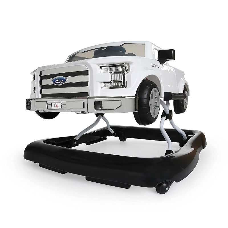 Photo 1 of Bright Starts Ford F-150 Ways to Play 4-in-1 Activity Baby Push Walker, White, Age 6 months+
