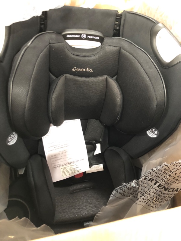 Photo 1 of Evenflo Gold Revolve360 Rotational All-in-1 Convertible Car Seat Swivel Car Seat Rotating Car Seat for All Ages Swivel Baby Car Seat Mode Changing 4120Lb Car Seat and Booster Car Seat, Onyx
