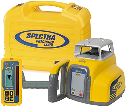 Photo 1 of **UNABLE TO TEST MISSING CHARGER**Spectra Precision LL300N Laser Level, Self Leveling Kit with HL450 Receiver, Clamp, Alkaline Batteries
