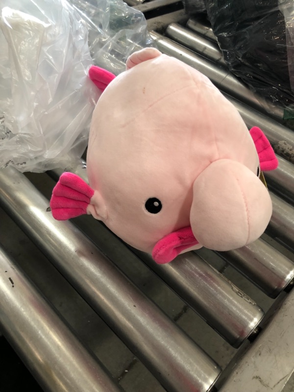 Photo 2 of Fiesta Toys Snugglies Pink Blob Fish Stuffed Animal Toy
