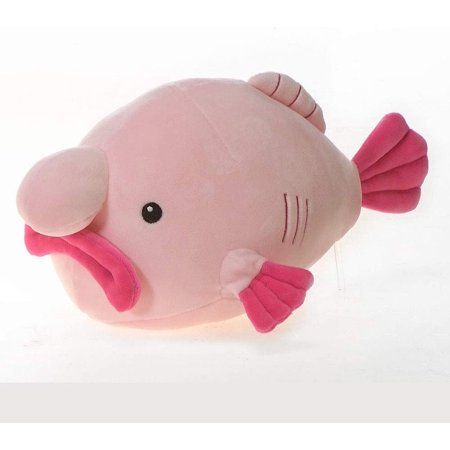 Photo 1 of Fiesta Toys Snugglies Pink Blob Fish Stuffed Animal Toy
