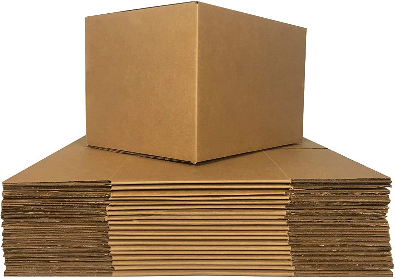 Photo 1 of  Medium Moving Boxes 18"x14"x12" (Pack of 17) *** minor damage from shipping***