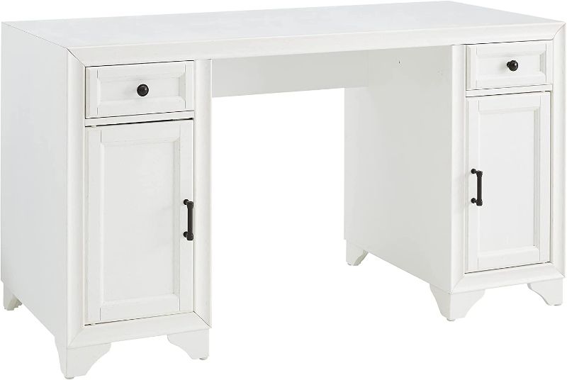 Photo 1 of Crosley Furniture CF6513-WH Tara Desk, Distressed White
