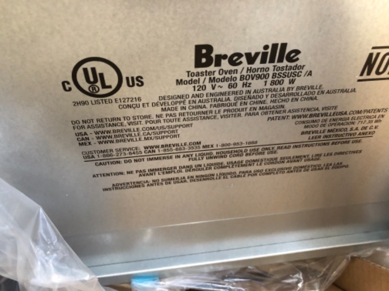 Photo 7 of Breville BOV900BSS the Smart Oven Air - Electric oven - convection - 29.9 qt - 1800 W