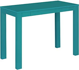 Photo 1 of Ameriwood Home Parsons Desk with Drawer, Teal