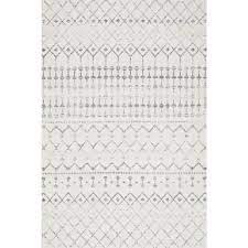 Photo 1 of 
nuLOOM
Blythe Modern Moroccan Trellis Gray 3 ft. x 5 ft. Area Rug