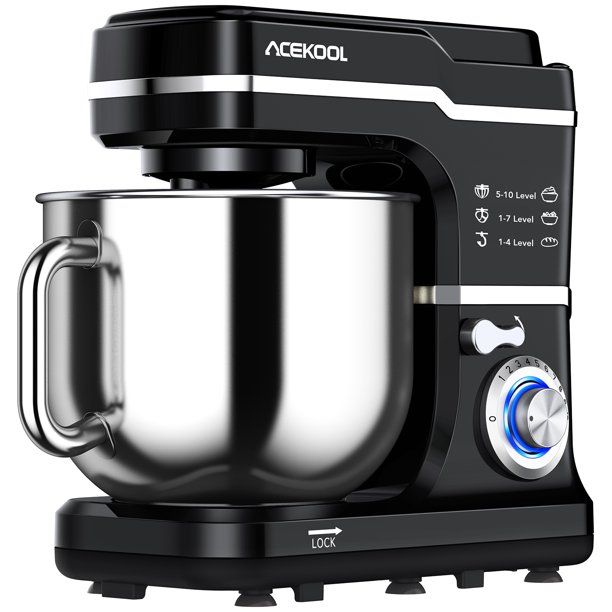 Photo 1 of Acekool Stand Mixer, 7.5Qt 10 Speed 660W Tilt Head Electric Food Mixer