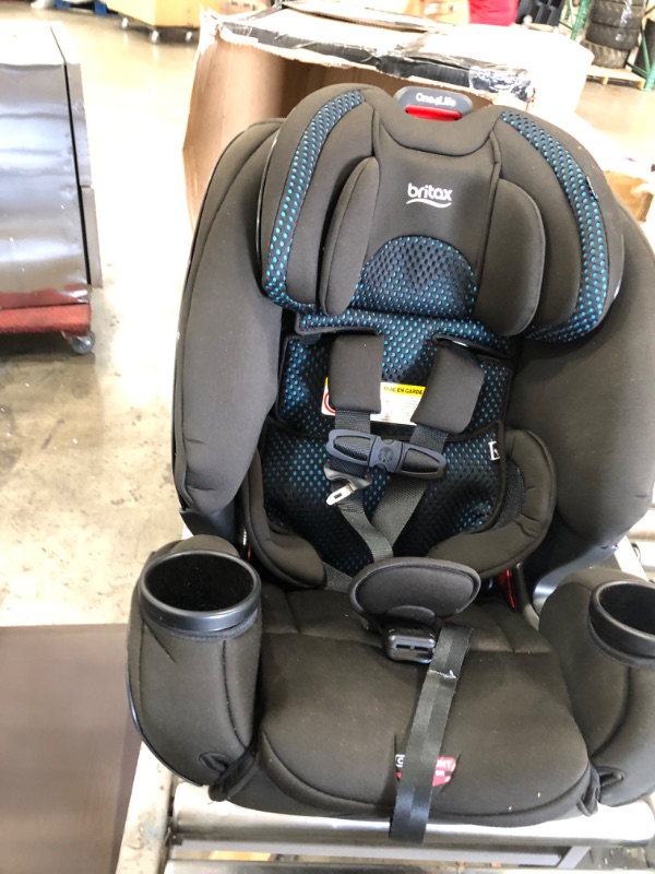 Photo 2 of Britax One4Life ClickTight All-In-One Car Seat – 10 Years of Use – Infant, Convertible, Booster – 5 to 120 Pounds + Cool Flow Ventilating Fabric, Cool Flow Teal